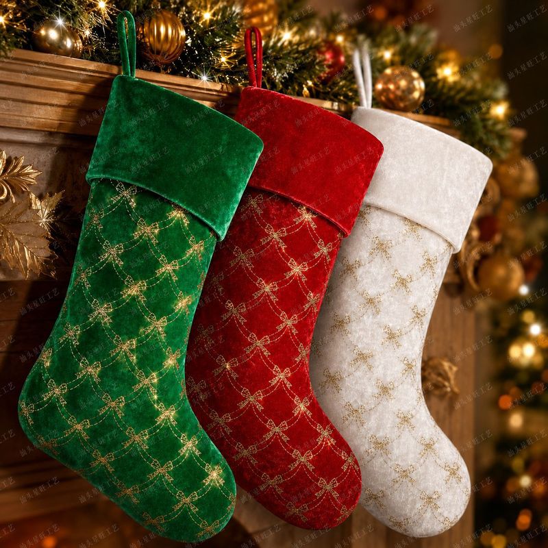 Christmas Stocking Hanging - Nieuwe kerstsokversiering, kerstboomhanger, kerstcadeau-snoepzak voor feestelijke
