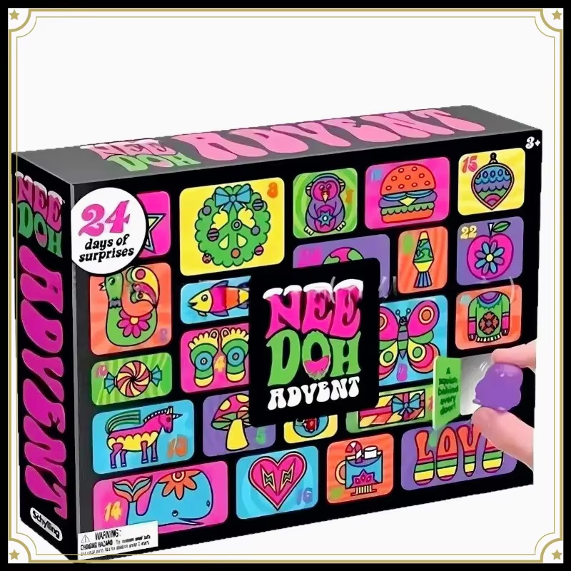 Advent Calendar Gift - 2026 NeeDoh Adventskalender Cadeau voor Kinderen