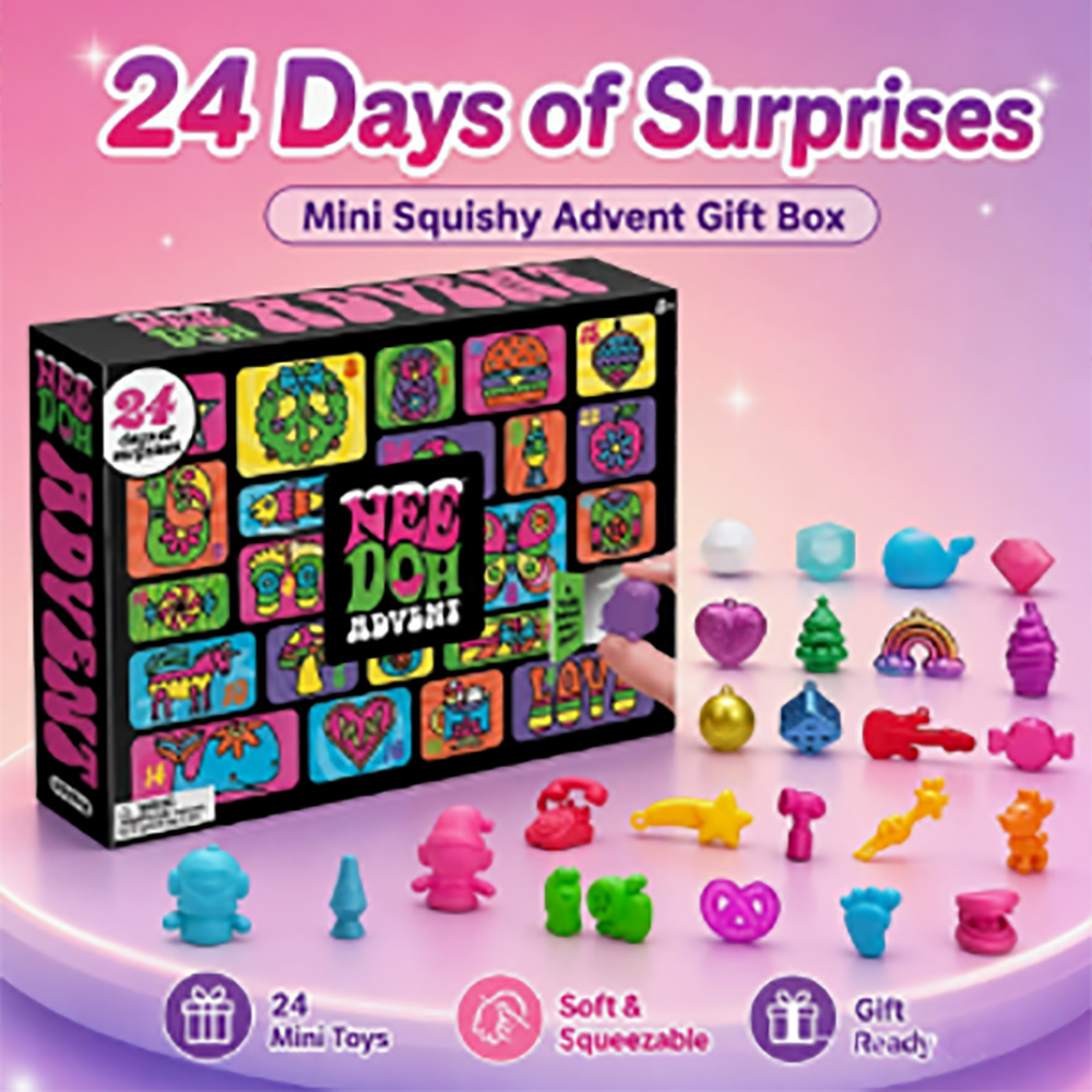 Needoh Adventskalender 24 Dage - Advent Calendar Gift recensie en prijs
