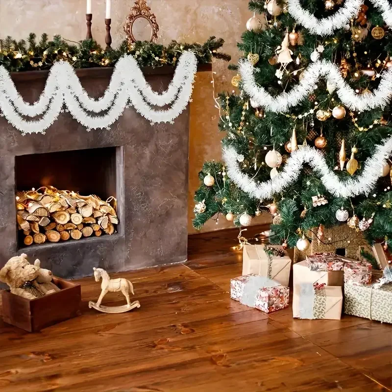 1 stuk 2m Kerstglitterslinten  - Tinsel Garland Decoration recensie en prijs