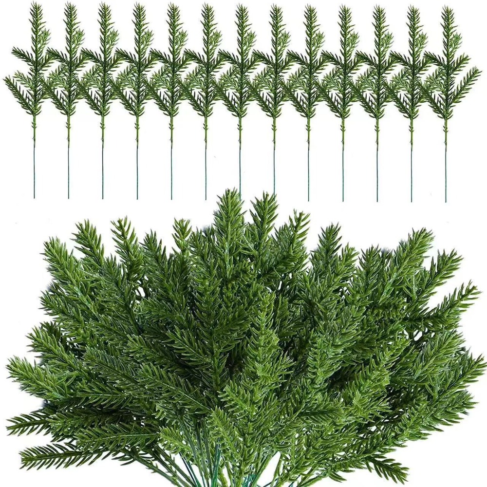 10 STKS Kerst Kunstmatige Norf - Christmas Wreath Fake recensie en prijs