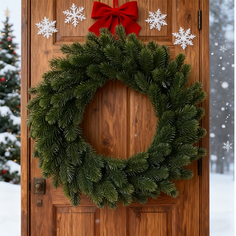 1pc kunstmatige kerstkrans, du - Christmas Wreath Fake recensie en prijs