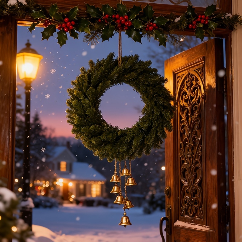 1pc kunstmatige kerstkrans, du - Christmas Wreath Fake recensie en prijs