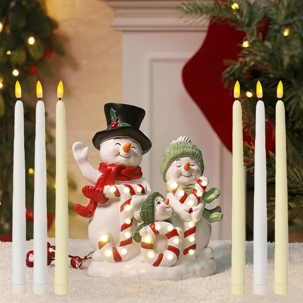 6 stuks LED-kaarsen zonder vla - Holiday Candle Set recensie en prijs