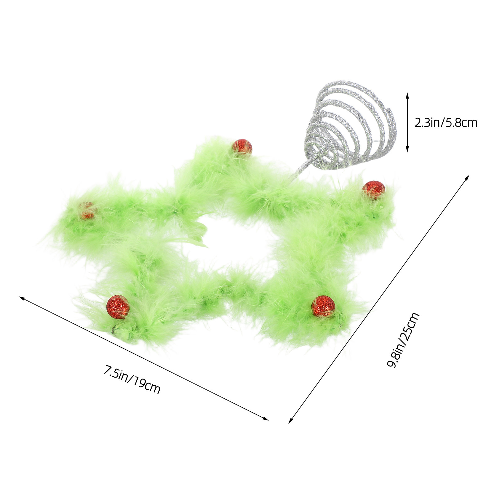 Groene metalen ster boomtopper - Star Tree Topper recensie en prijs