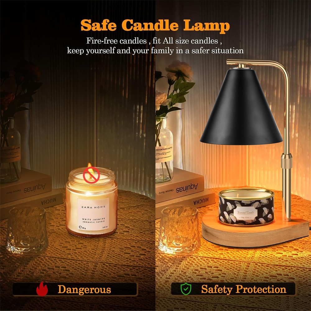 Zwarte kaarsenwarmerlamp met t - Holiday Candle Set recensie en prijs