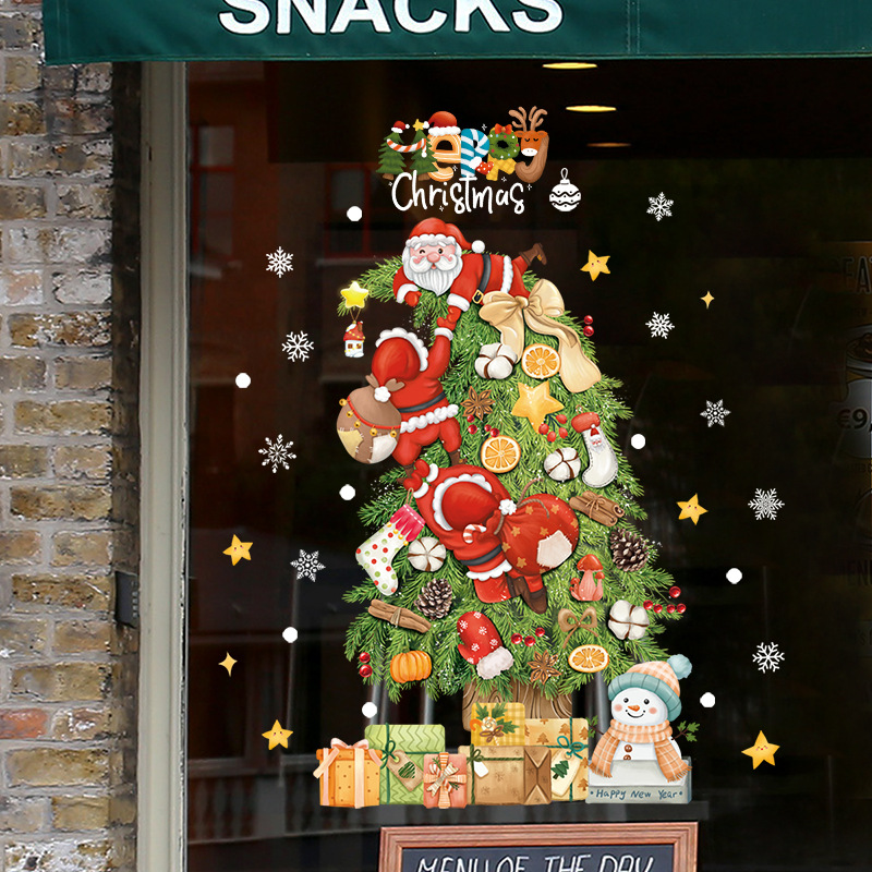 2025 Vrolijk Kerst Raam Glas S - Snowflake Window Decal recensie en prijs