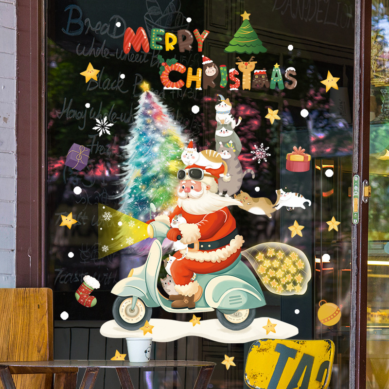 2025 Vrolijk Kerst Raam Glas S - Snowflake Window Decal recensie en prijs