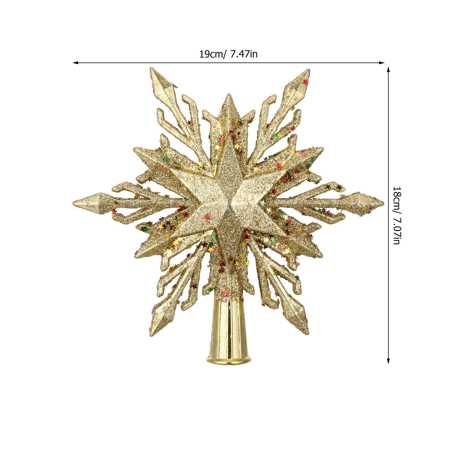 7 Sneeuwvlok Kerstboomtopper G - Star Tree Topper recensie en prijs