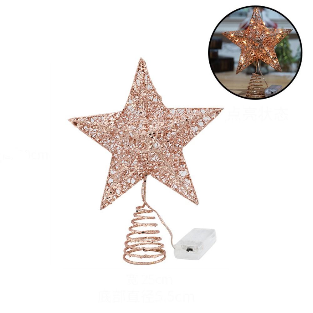Creatieve vijfpuntige ster LED - Star Tree Topper recensie en prijs