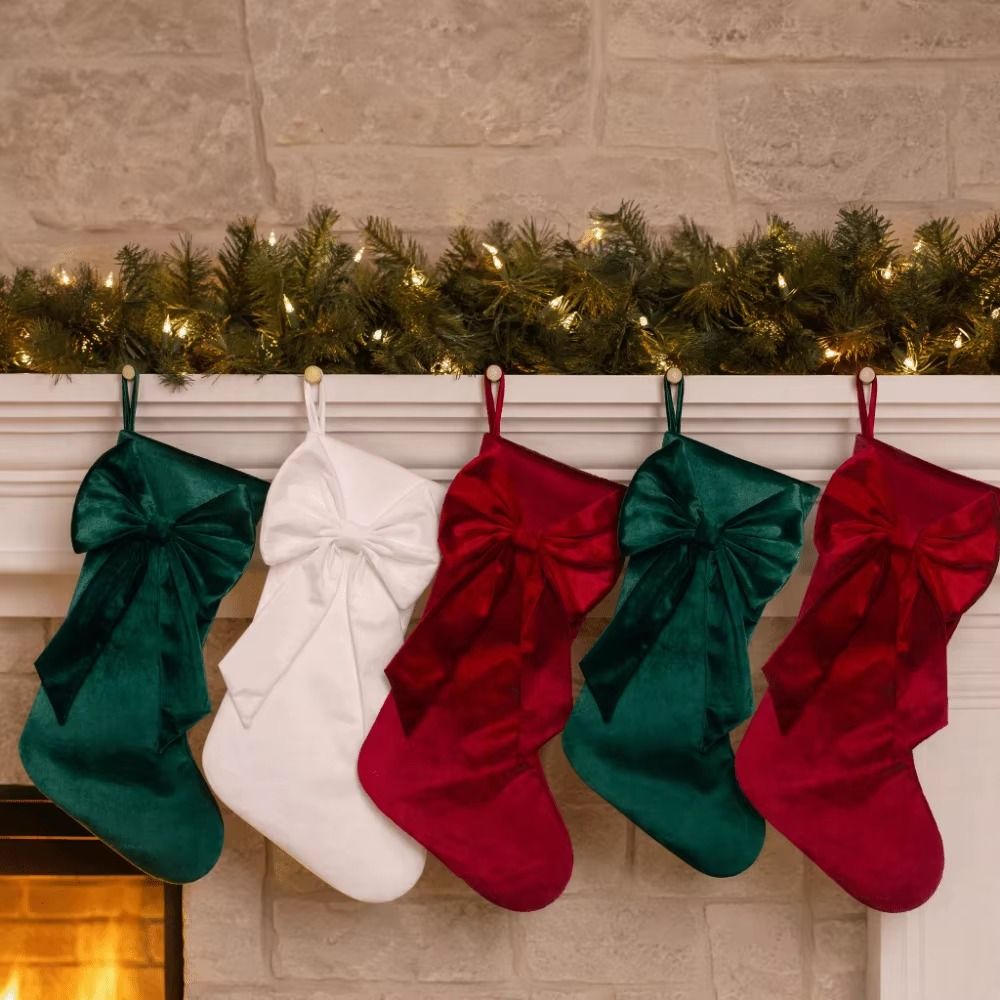Fluwelen Kerstsok Grote Capaci - Christmas Stocking Hanging recensie en prijs