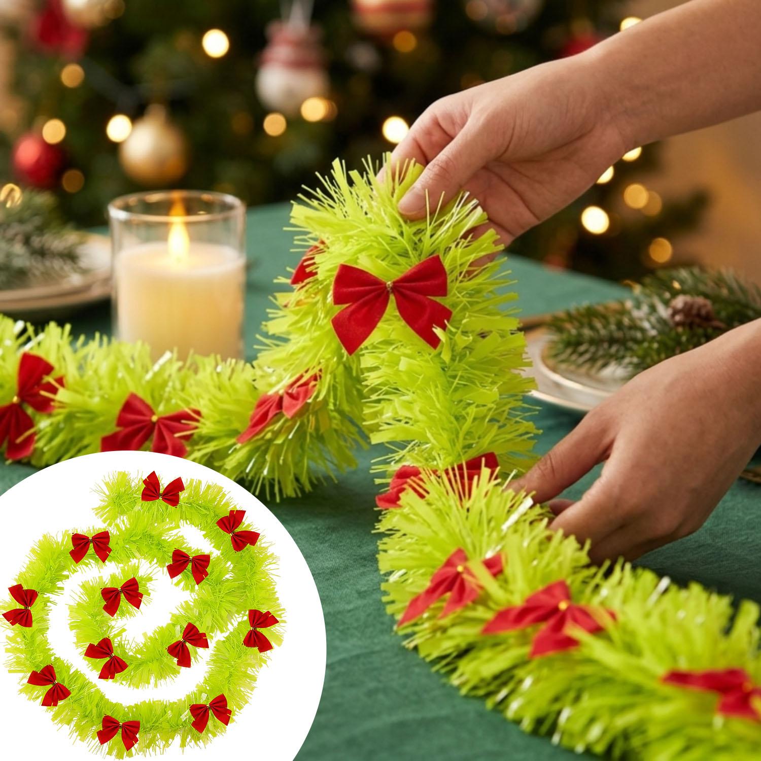 Kerstlichtgroene tinsel-guirla - Tinsel Garland Decoration recensie en prijs