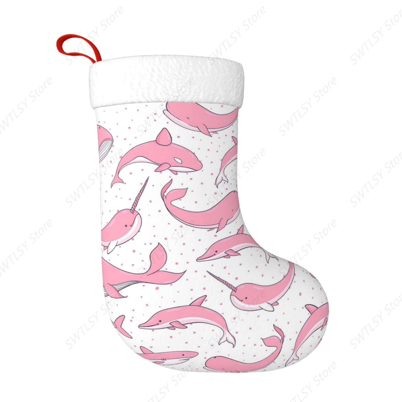 Kerst Roze Walvissen Kerstvaka - Christmas Stocking Hanging recensie en prijs